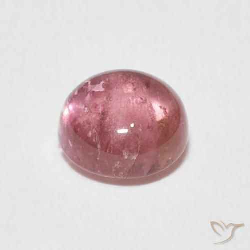 Turmalina Rosado claro natural de 1.23 ct, Redondo, Transparente