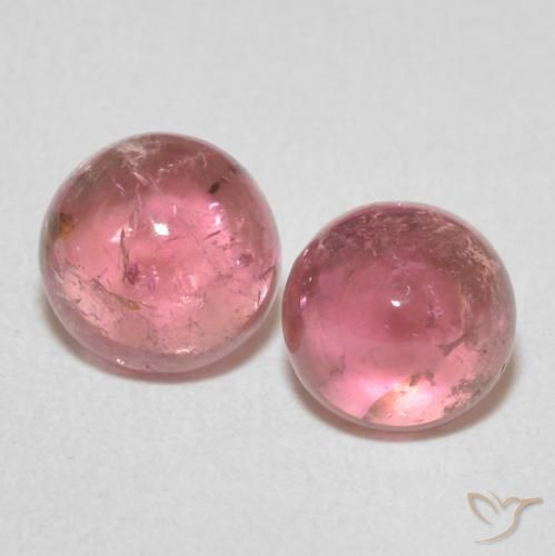 2.15ctw Natural Rosado Bubblegum Turmalina, Redondo, Transparente