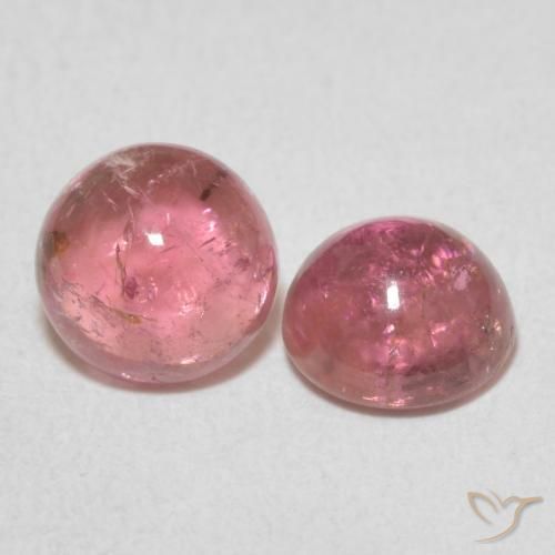 Gemas de Turmalina Rosado Bubblegum natural de 2.15 ct, Redondo, Transparente