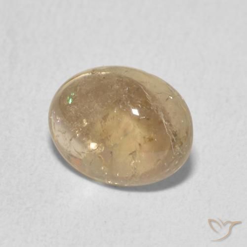 Turmalina Oro natural de 1.96 ct, Ovalada, Transparente