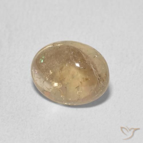 Turmalina Oro natural de 1.96 ct, Ovalada, Transparente