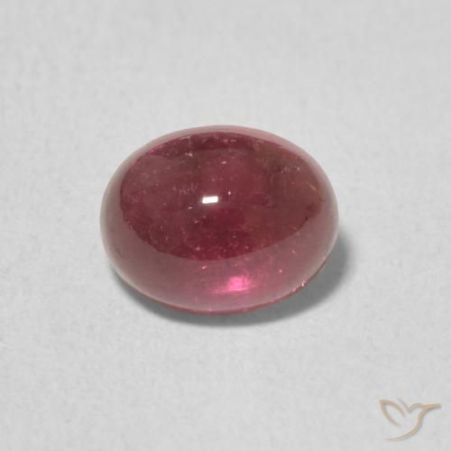 1.21ct Natural Rojo merlot turmalina, Ovalada, Transparente