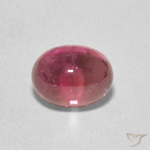 1.36ct Natural Rojo frambuesa turmalina, Ovalada, Transparente
