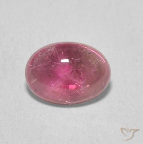 1.30ct Natural Púrpura medio turmalina, Ovalada, Transparente, Photo A