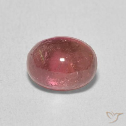 1.37ct Natural Rosado cálido intenso turmalina, Ovalada, Transparente