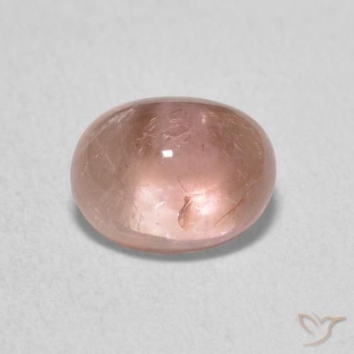 1.65ct Natural Rosado flamingo turmalina, Ovalada, Transparente
