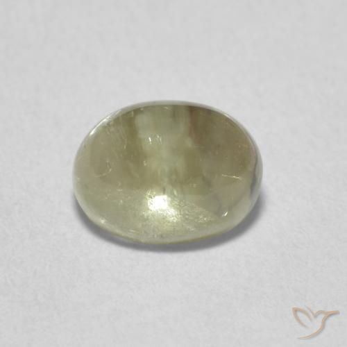 1.36ct Natural Verde medio turmalina, Ovalada, Transparente