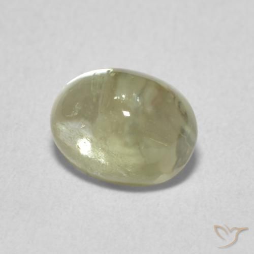 Turmalina Verde medio natural de 1.36 ct, Ovalada, Transparente