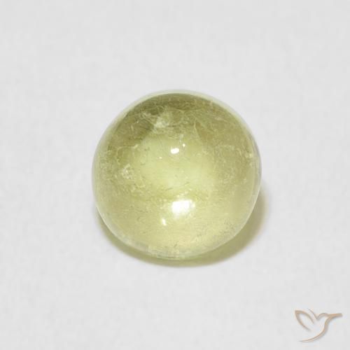 1.06ct Natural Verde claro Turmalina, Redondo, Transparente