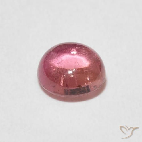 Turmalina Rosado claro natural de 1.06 ct, Redondo, Transparente