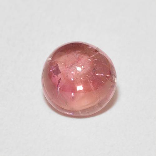 0.94ct Natural Rosado medio turmalina, Redondo, Transparente, Photo A
