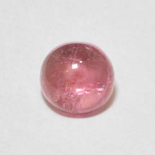 0.91ct Natural Rosado claro Turmalina, Redondo, Transparente