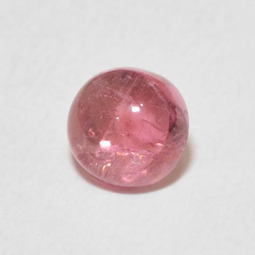 Turmalina Rosado claro natural de 0.91 ct, Redondo, Transparente