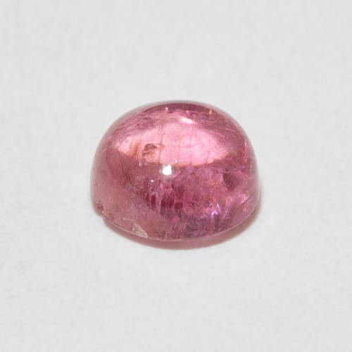Turmalina Rosado claro natural de 0.91 ct, Redondo, Transparente