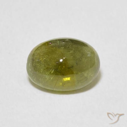 1.29ct Natural Verde medio turmalina, Ovalada, Transparente
