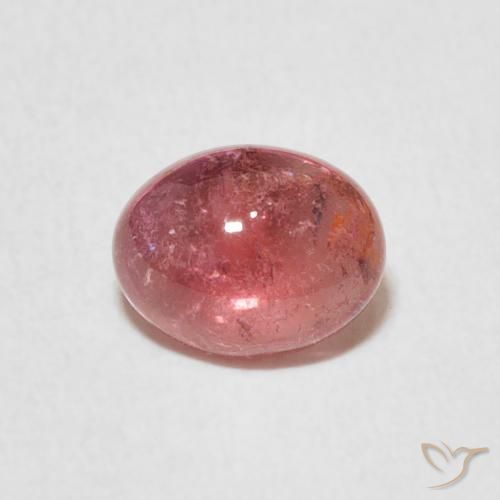 1.10ct Natural Rosado frambuesa turmalina, Ovalada, Transparente