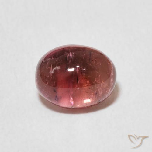 1.27ct Natural Rosa rosado turmalina, Ovalada, Transparente