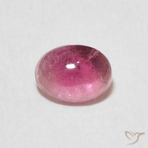 0.95ct Natural Púrpura rosado turmalina, Ovalada, Transparente