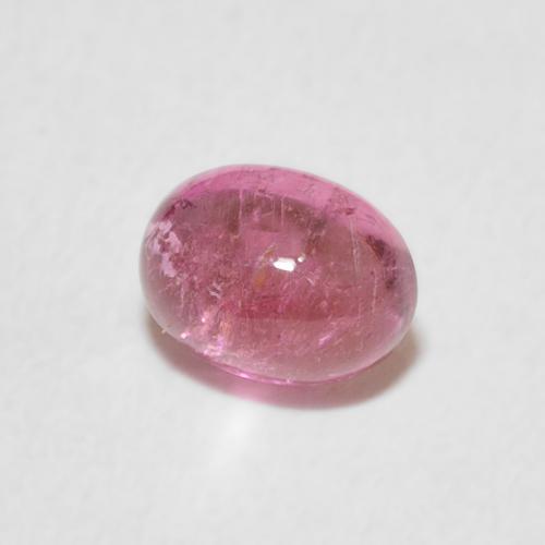 Turmalina Rosado claro natural de 0.77 ct, Ovalada, Transparente