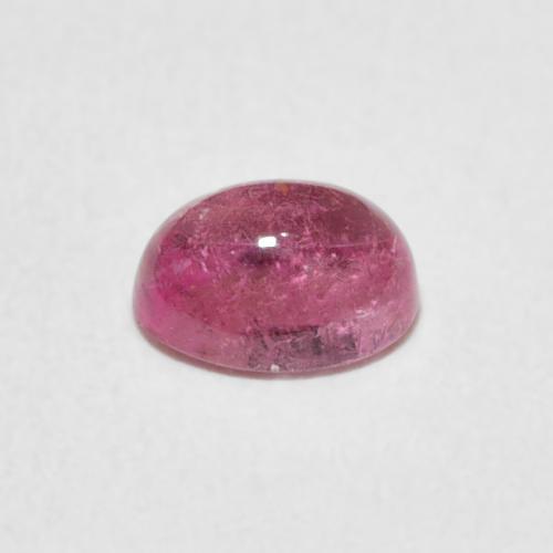 Turmalina Rosado claro natural de 0.77 ct, Ovalada, Transparente
