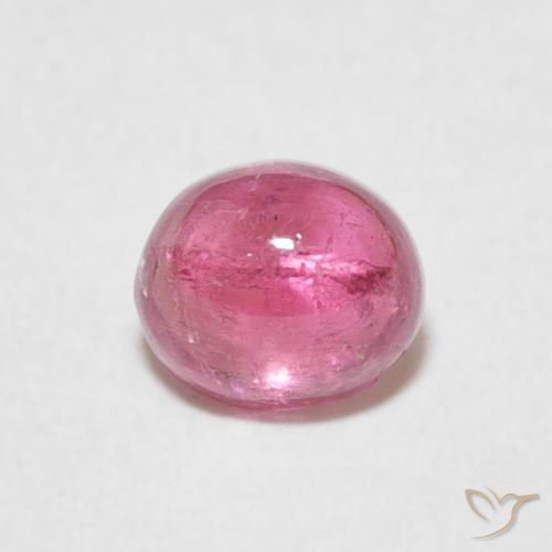 0.93ct Natural Rosado Bubblegum turmalina, Ovalada, Transparente