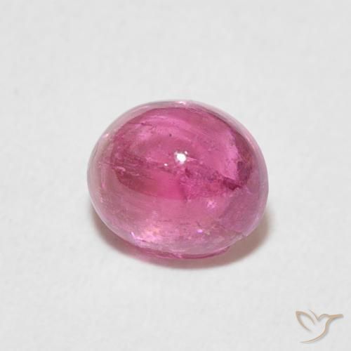 Turmalina Rosado Bubblegum natural de 0.93 ct, Ovalada, Transparente