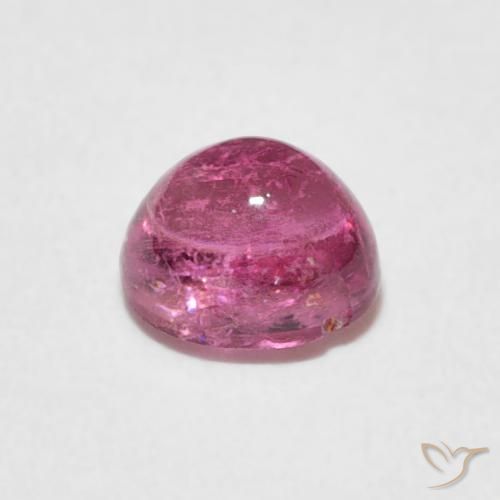 Turmalina Rosado Bubblegum natural de 0.93 ct, Ovalada, Transparente
