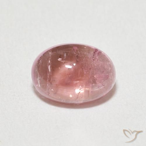 1.32ct Natural Rosado claro turmalina, Ovalada, Transparente