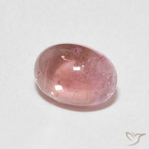 Turmalina Rosado claro natural de 1.32 ct, Ovalada, Transparente