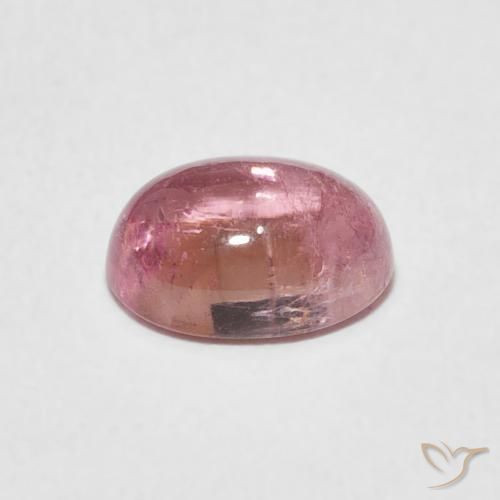 Turmalina Rosado claro natural de 1.32 ct, Ovalada, Transparente