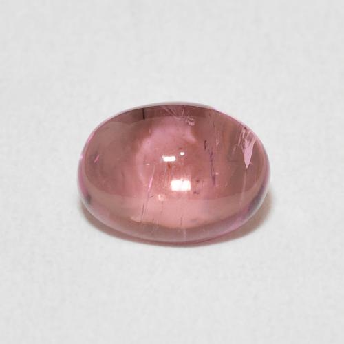 1.13ct Natural Rosado naranja turmalina, Ovalada, Transparente