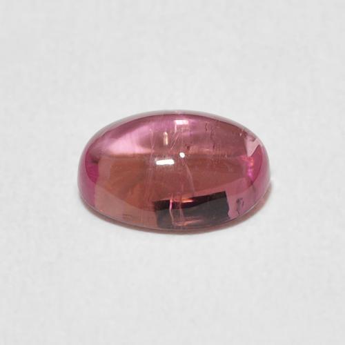 Turmalina Rosado naranja natural de 1.13 ct, Ovalada, Transparente