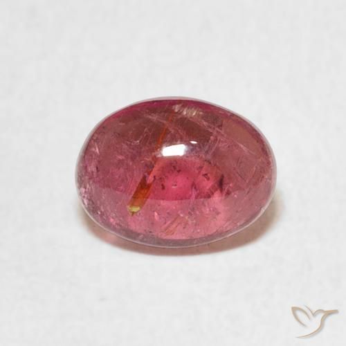 1.35ct Natural Rosado naranja turmalina, Ovalada, Transparente