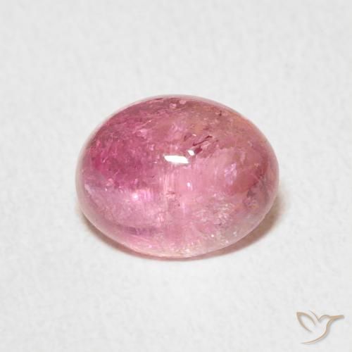 2.08ct Natural Rosado claro turmalina, Ovalada, Transparente
