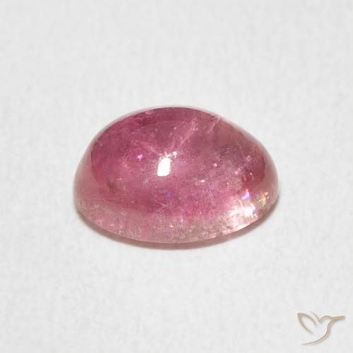 Turmalina Rosado claro natural de 2.08 ct, Ovalada, Transparente