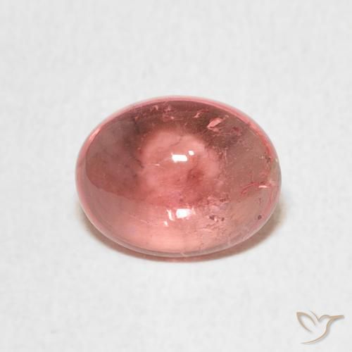 1.71ct Natural Rosado medio turmalina, Ovalada, Transparente
