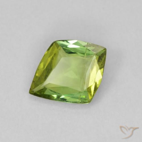 Turmalina Verde vivo natural de 1.11 ct, Elegante, VVS-VS