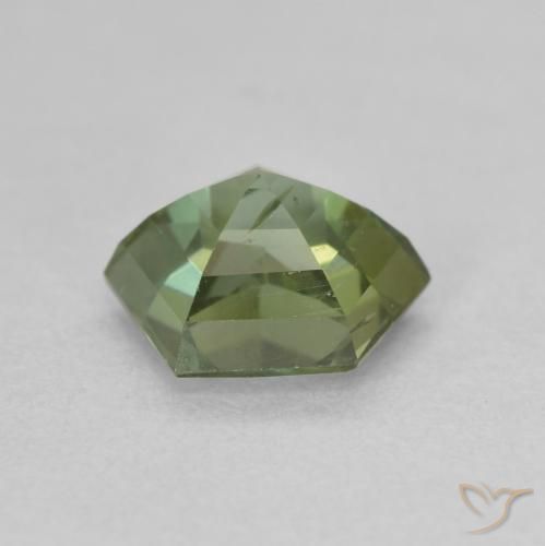 Turmalina Verde medio natural de 2.03 ct, Elegante, VVS