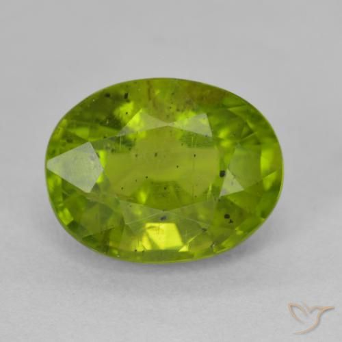 6.78ct Natural Verde vivo turmalina, Ovalada, VS