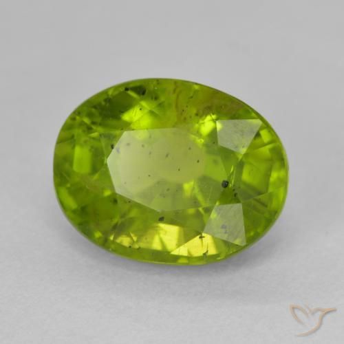 Turmalina Verde vivo natural de 6.78 ct, Ovalada, VS