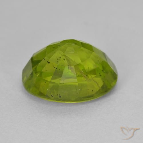 Turmalina Verde vivo natural de 6.78 ct, Ovalada, VS