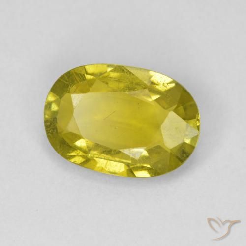 Turmalina Amarillo medio natural de 2.06 ct, Forma Cojín, VS