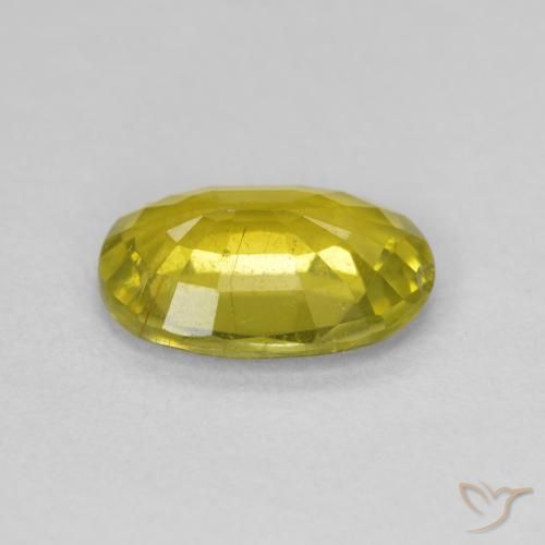 Turmalina Amarillo medio natural de 2.06 ct, Forma Cojín, VS