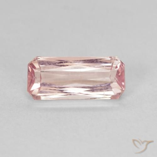 1.88ct Natural Rosado medio Turmalina, corte esmeralda, VVS-VS