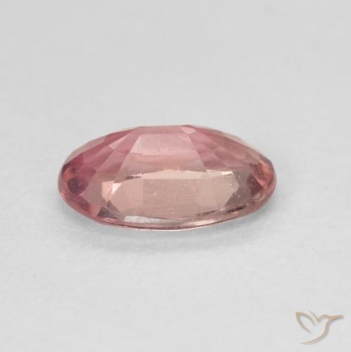 Turmalina Rosado intenso natural de 1.48 ct, Ovalada, VVS-VS