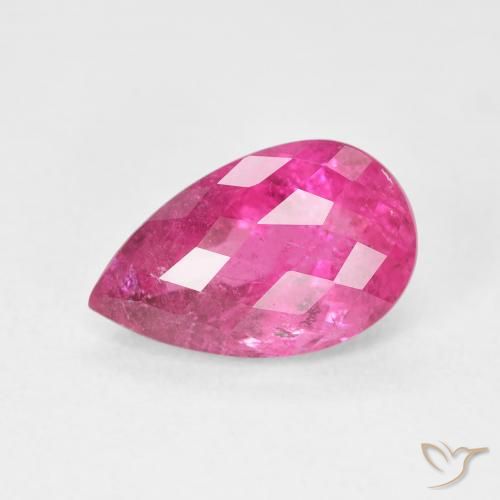 2.69ct Natural Rosado intenso turmalina, En forma de pera, VS