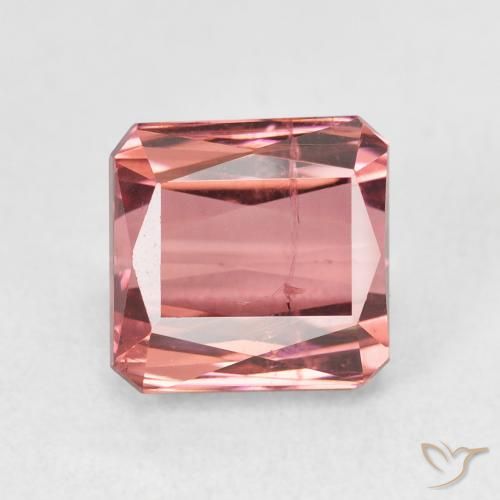 2.78ct Natural Rosa oscuro Turmalina, corte esmeralda, SI