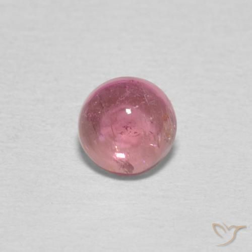 0.51ct Natural Magenta medio Turmalina, Redondo, Transparente, Photo A