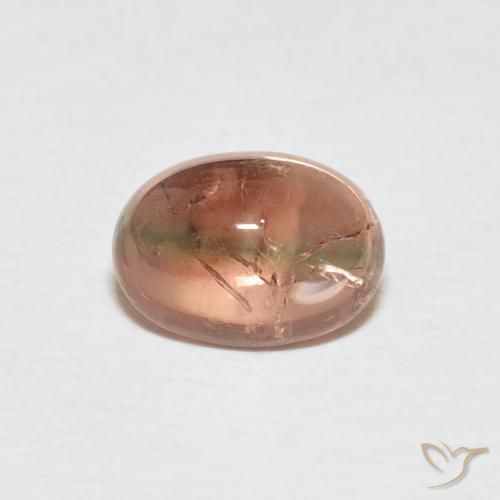 1.41ct Natural Rosado medio turmalina, Ovalada, Transparente