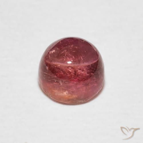 Turmalina Rosado claro natural de 0.73 ct, Redondo, Transparente